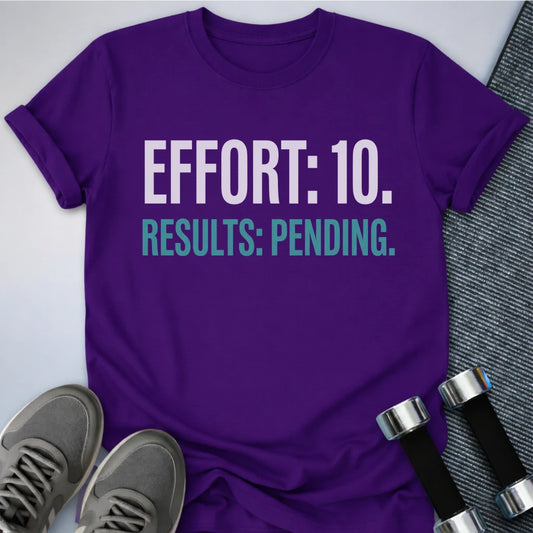 Printify T-Shirt S / Team Purple Results Pending T-Shirt