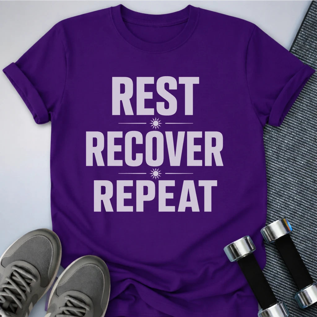 Printify T-Shirt XS / Team Purple Recover & Repeat T-Shirt