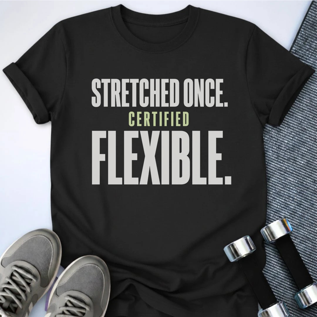 Printify T-Shirt S / Black Certified Flexible T-Shirt