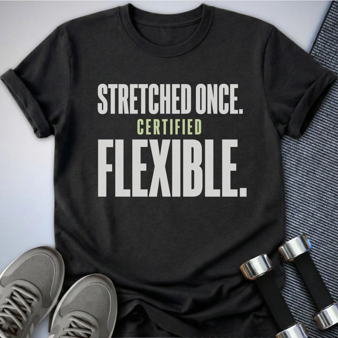 Printify T-Shirt S / Dark Grey Heather Certified Flexible T-Shirt