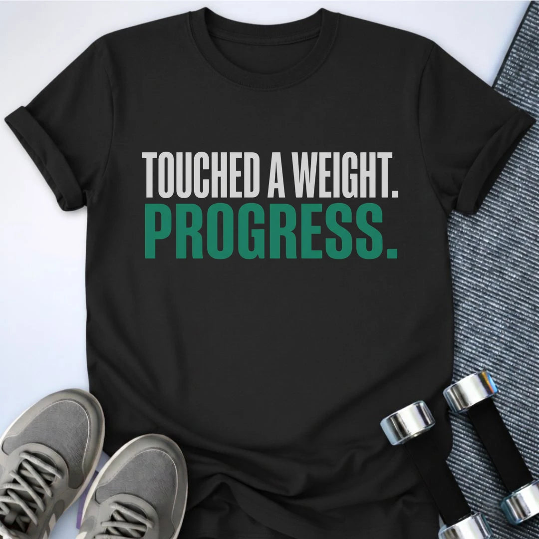 Printify T-Shirt S / Black Touched A Weight T-Shirt