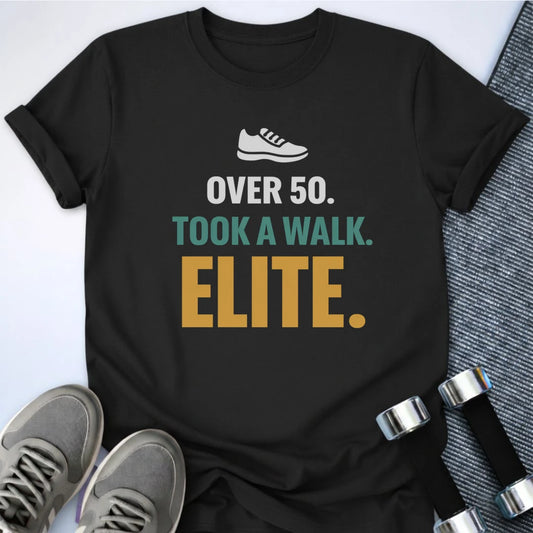 Printify T-Shirt Black / S Elite Walker T-Shirt