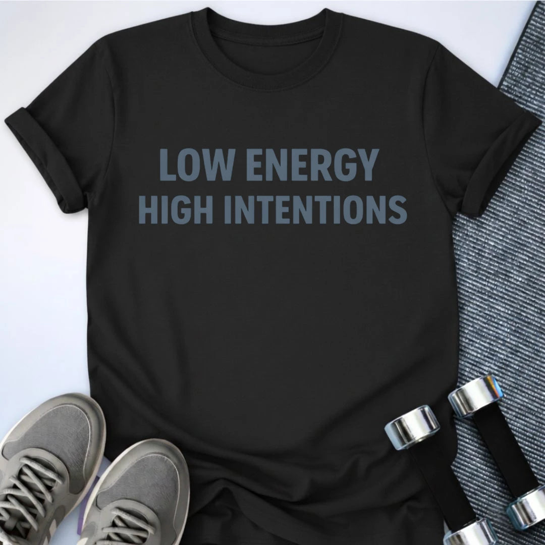 Printify T-Shirt S / Black High Intentions T-Shirt