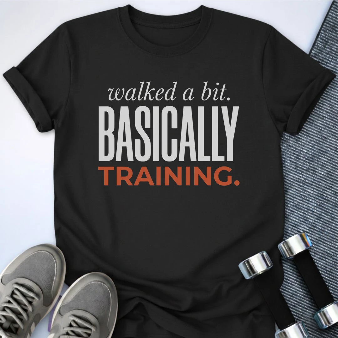 Printify T-Shirt Black / S Basically Training T-Shirt