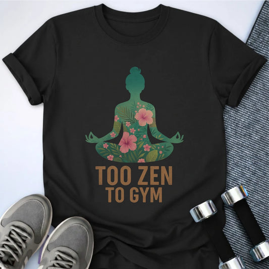 Printify T-Shirt Black / S Too Zen T-Shirt