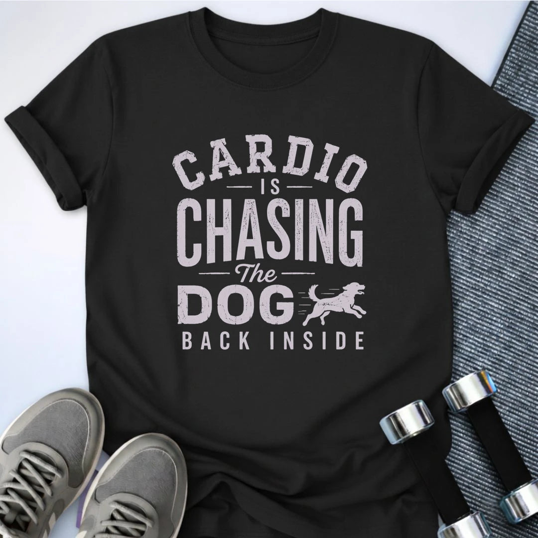 Printify T-Shirt S / Black Chasing the Dog T-Shirt