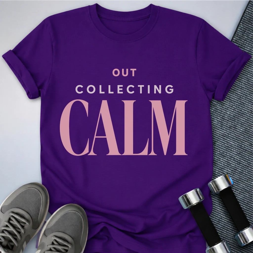 Printify T-Shirt S / Team Purple Collecting Calm