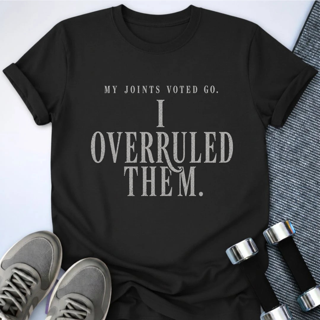 Printify T-Shirt S / Black My Joints Voted Go - T-Shirt