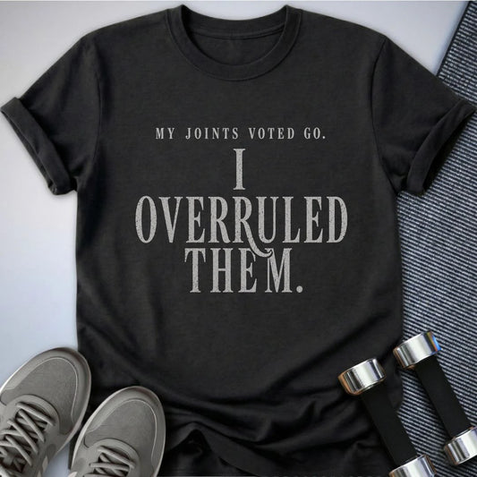 Printify T-Shirt S / Dark Grey Heather My Joints Voted Go - T-Shirt