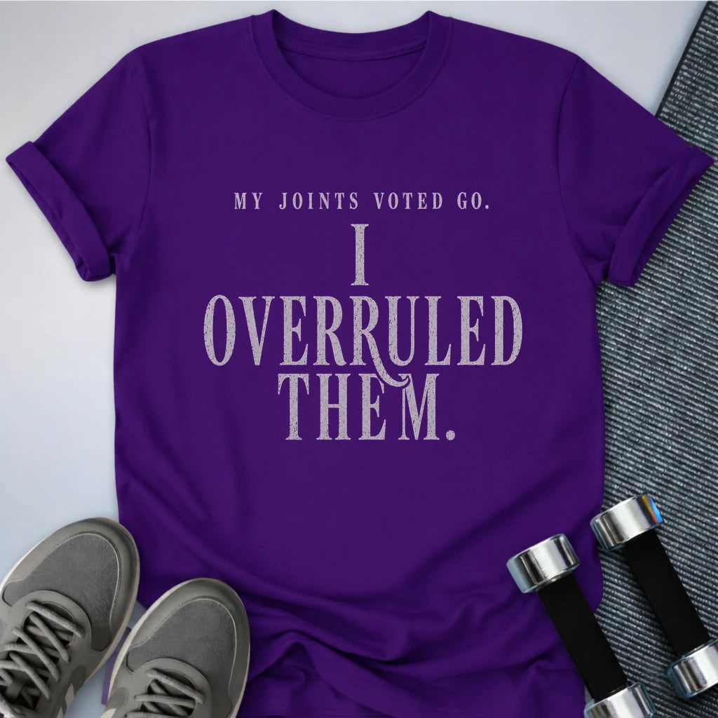 Printify T-Shirt S / Team Purple My Joints Voted Go - T-Shirt