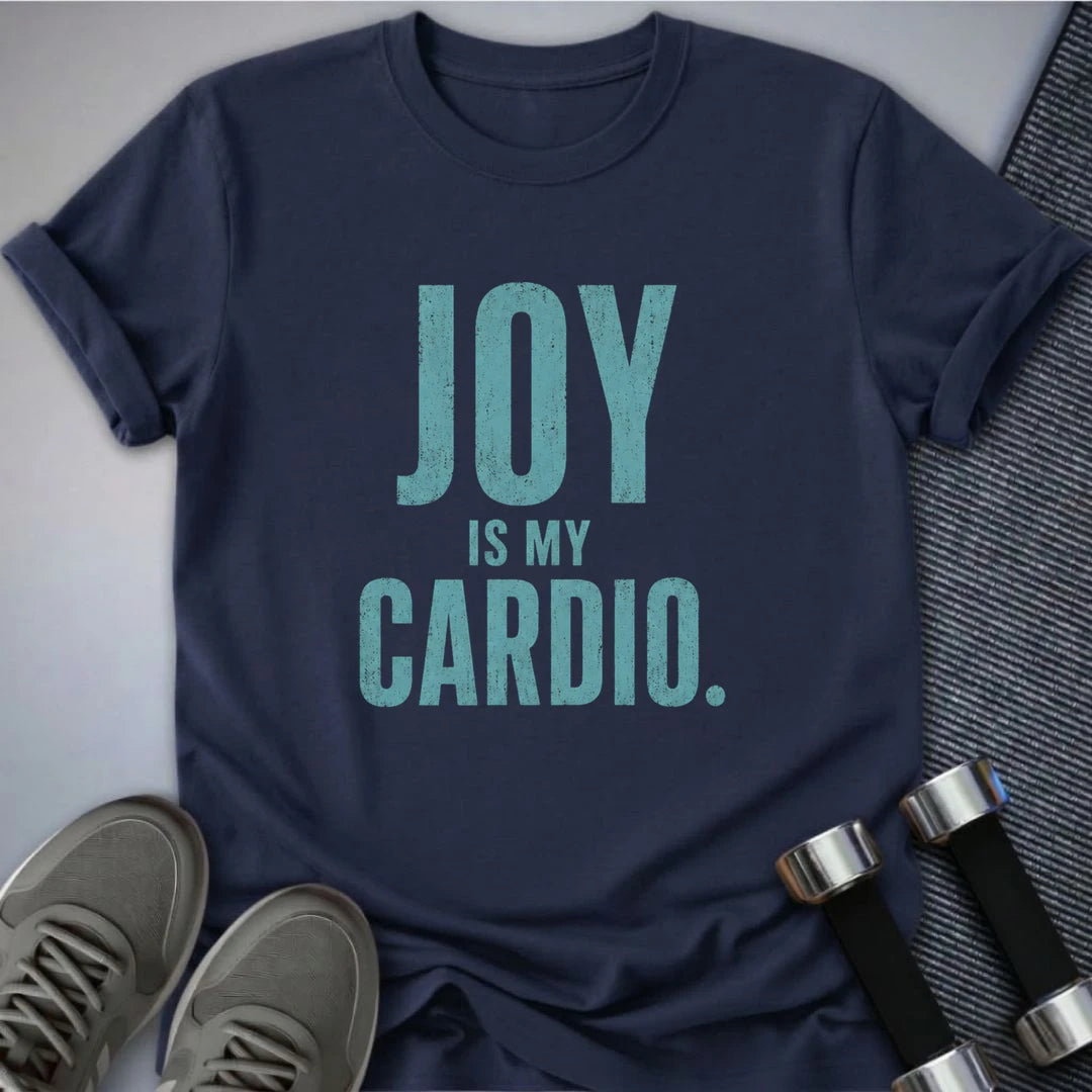 Printify T-Shirt S / Navy Cardio Joy T-Shirt