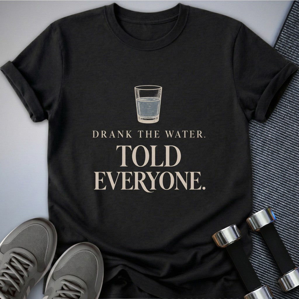 Printify T-Shirt Dark Grey Heather / S Told Everyone T-Shirt