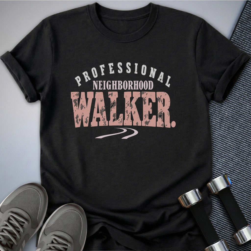 Printify T-Shirt Dark Grey Heather / S Professional Neighborhood Walker T-Shirt