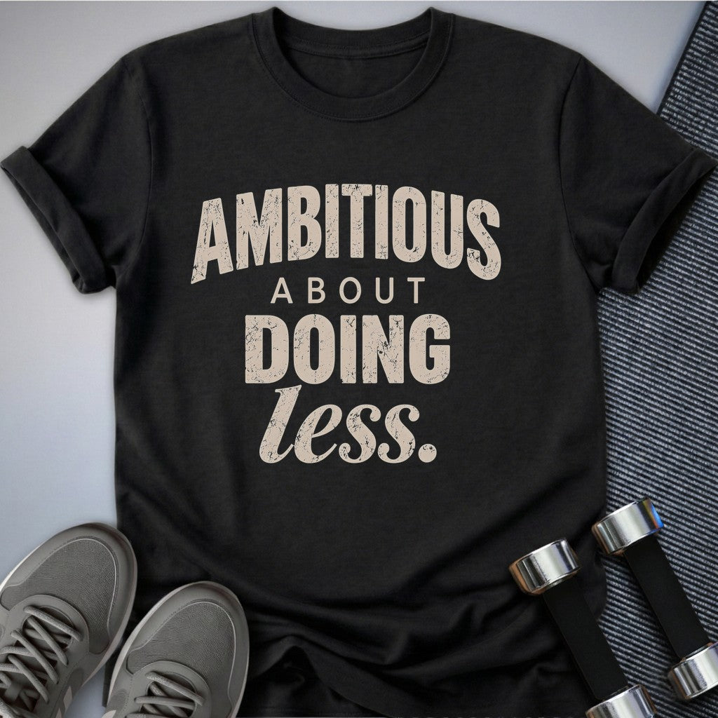 Printify T-Shirt Dark Grey Heather / S Mildly Ambitious T-Shirt