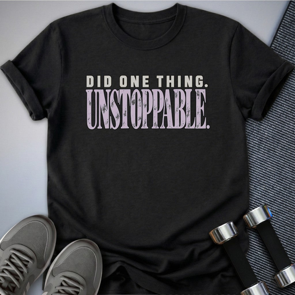 Printify T-Shirt Dark Grey Heather / S Did One Thing T-Shirt