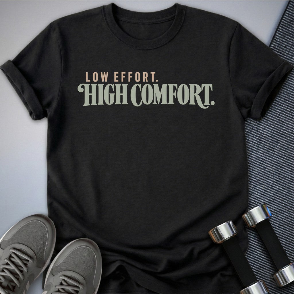 Printify T-Shirt Dark Grey Heather / S Comfort Over All T-Shirt