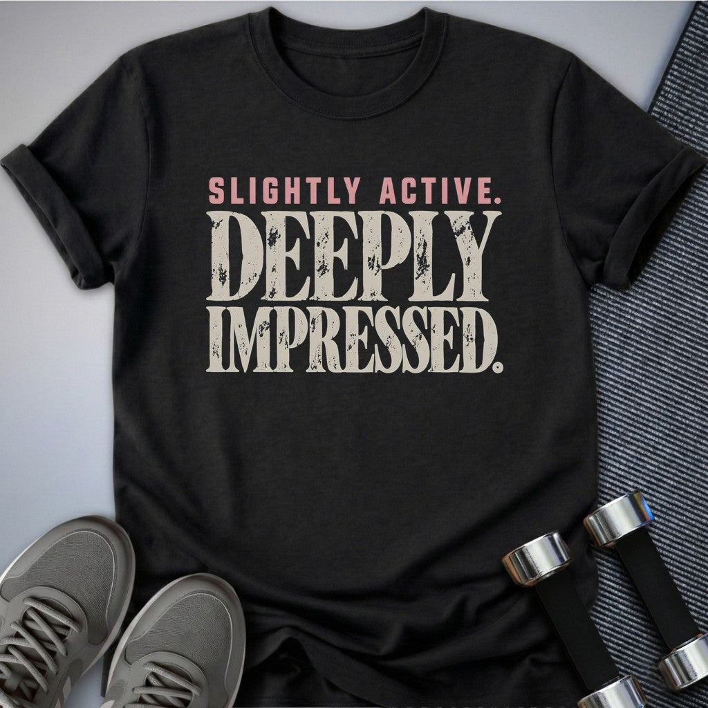 Printify T-Shirt Dark Grey Heather / S Deeply Impressed T-Shirt