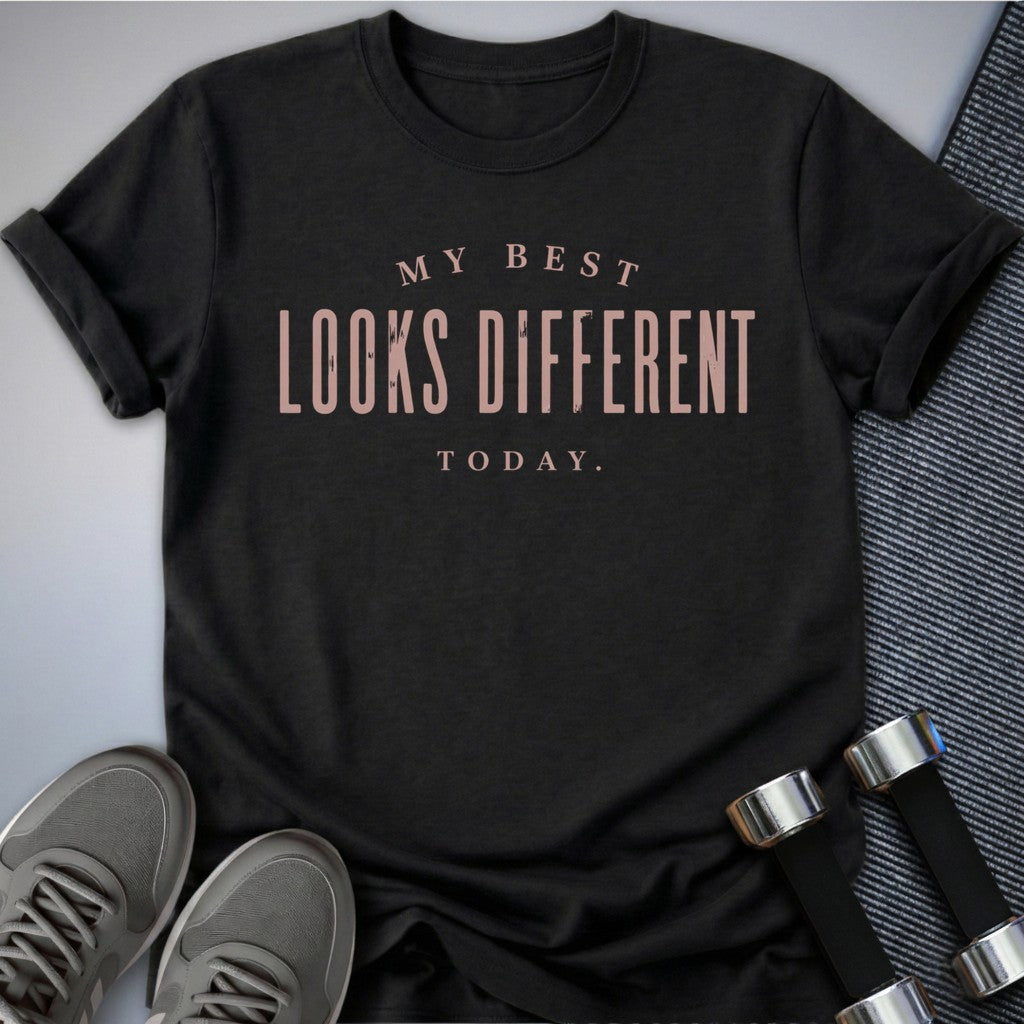 Printify T-Shirt Dark Grey Heather / S Best Looks Different T-Shirt