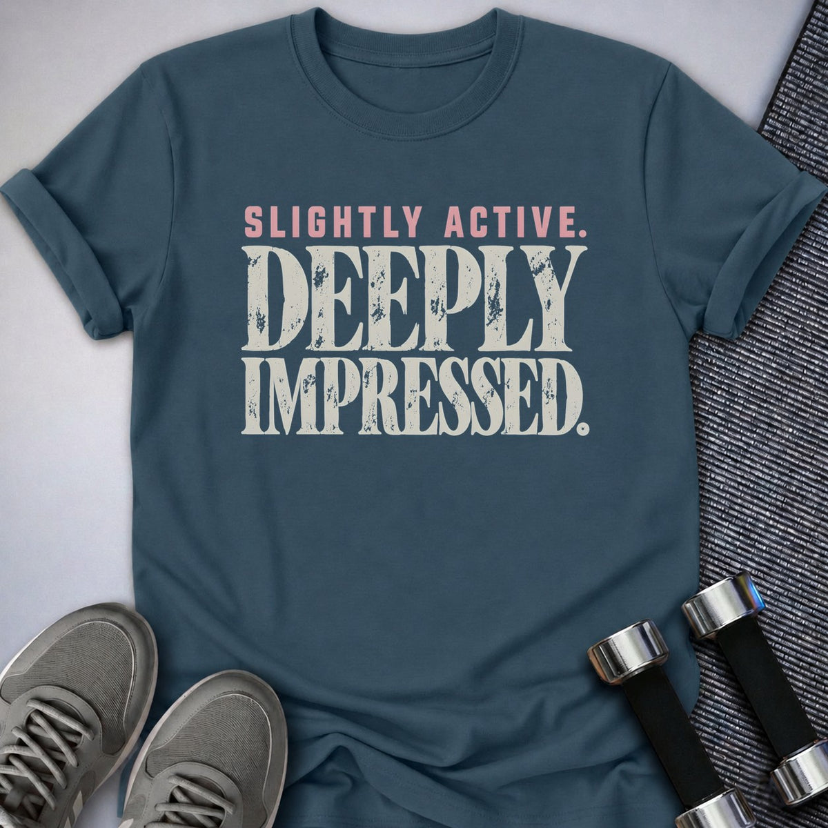 Printify T-Shirt Deep Teal / S Deeply Impressed T-Shirt