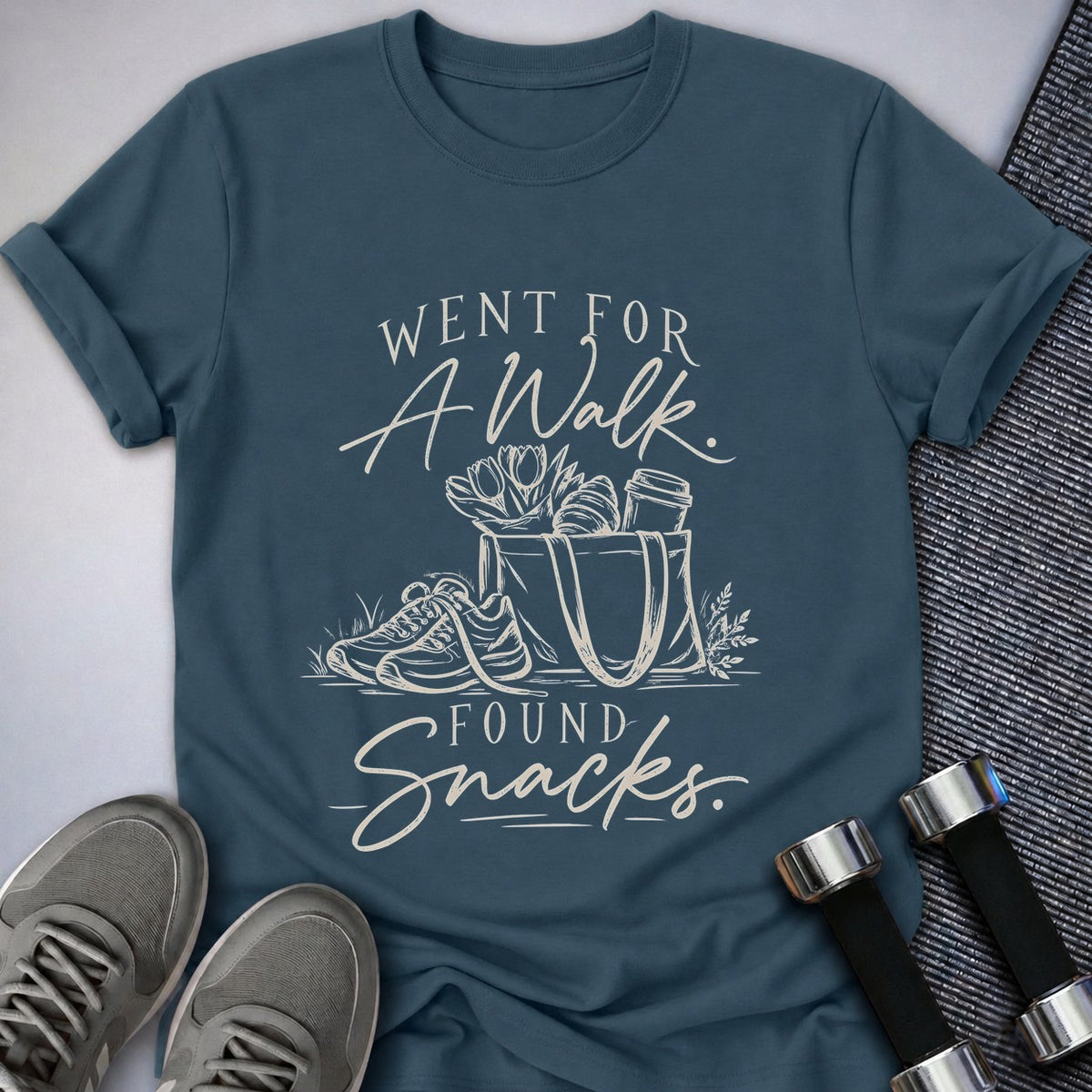 Printify T-Shirt Deep Teal / S Trail Treasures T-Shirt