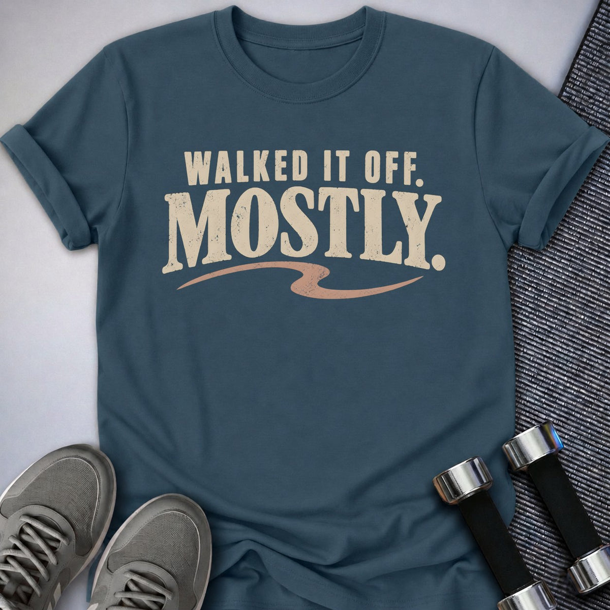 Printify T-Shirt Deep Teal / S Mostly Recovered T-Shirt