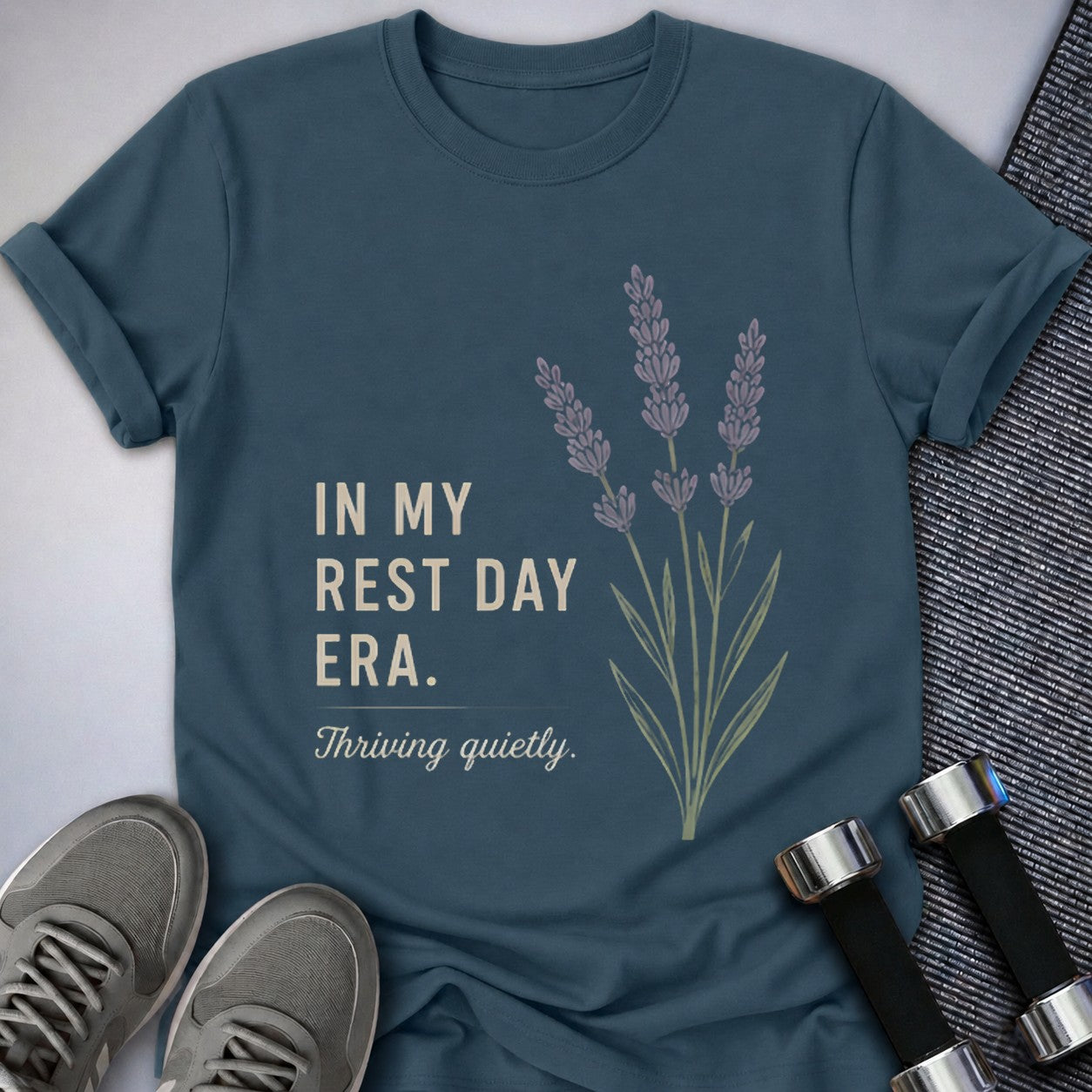 Printify T-Shirt Deep Teal / S Bloom Slowly