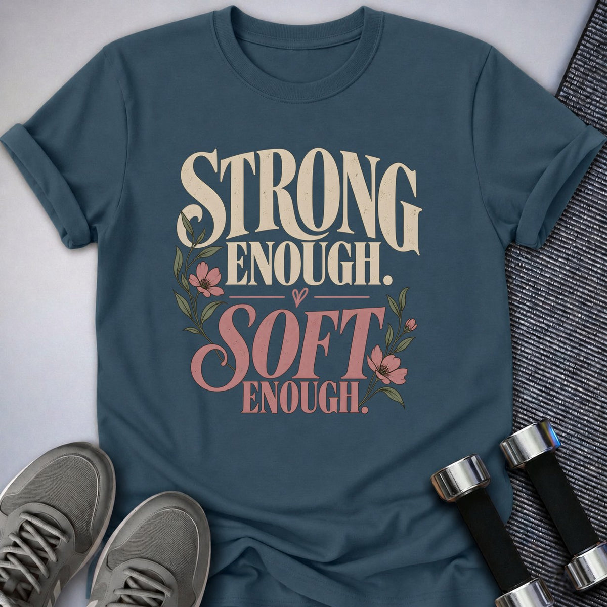 Printify T-Shirt Deep Teal / S Soft Strong T-Shirt