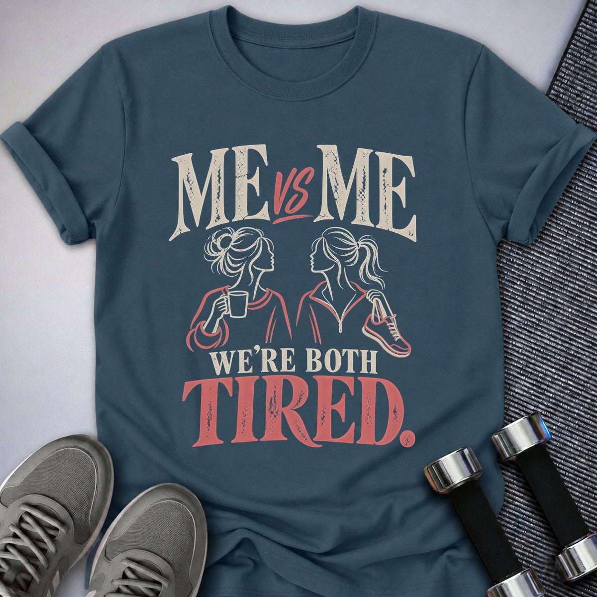 Printify T-Shirt Deep Teal / S Tired Minds T-Shirt