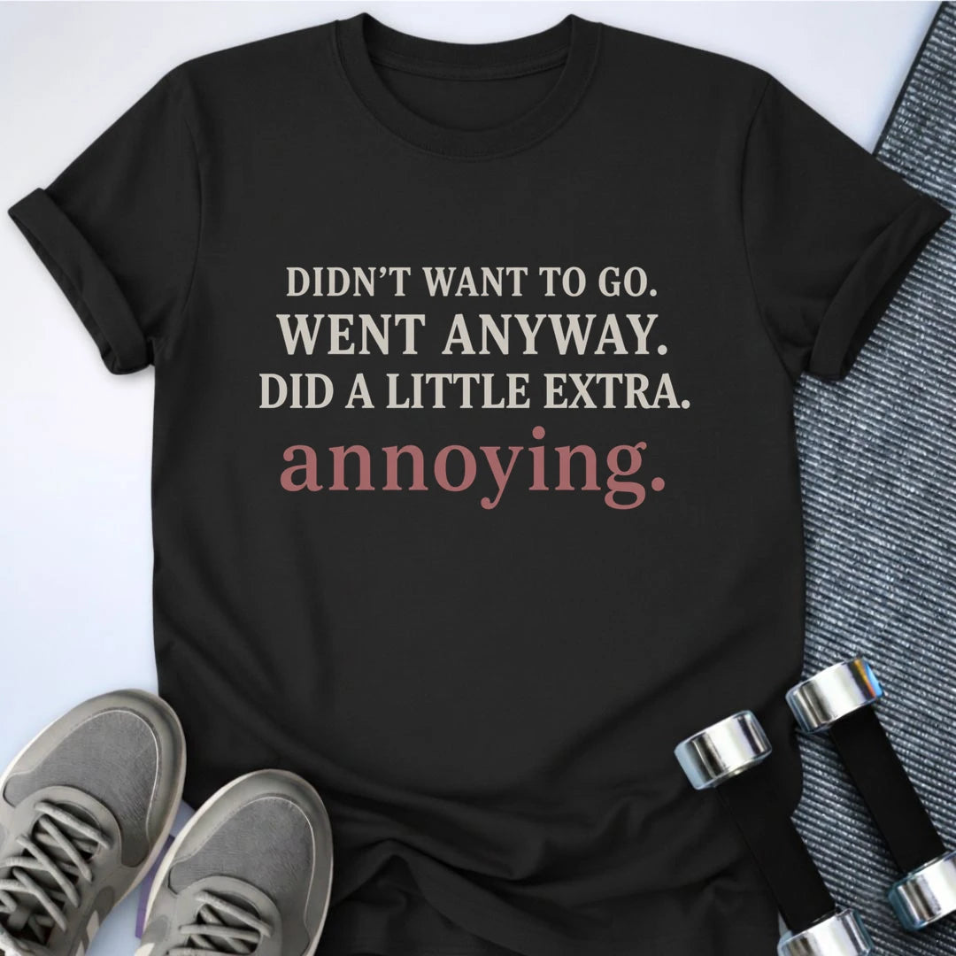 Printify T-Shirt S / Black Did Extra T-Shirt