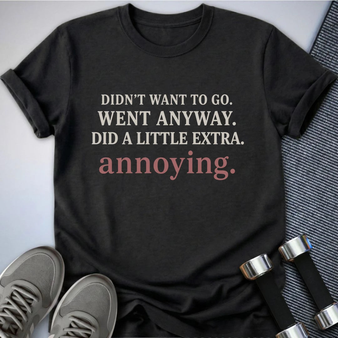 Printify T-Shirt S / Dark Grey Heather Did Extra T-Shirt