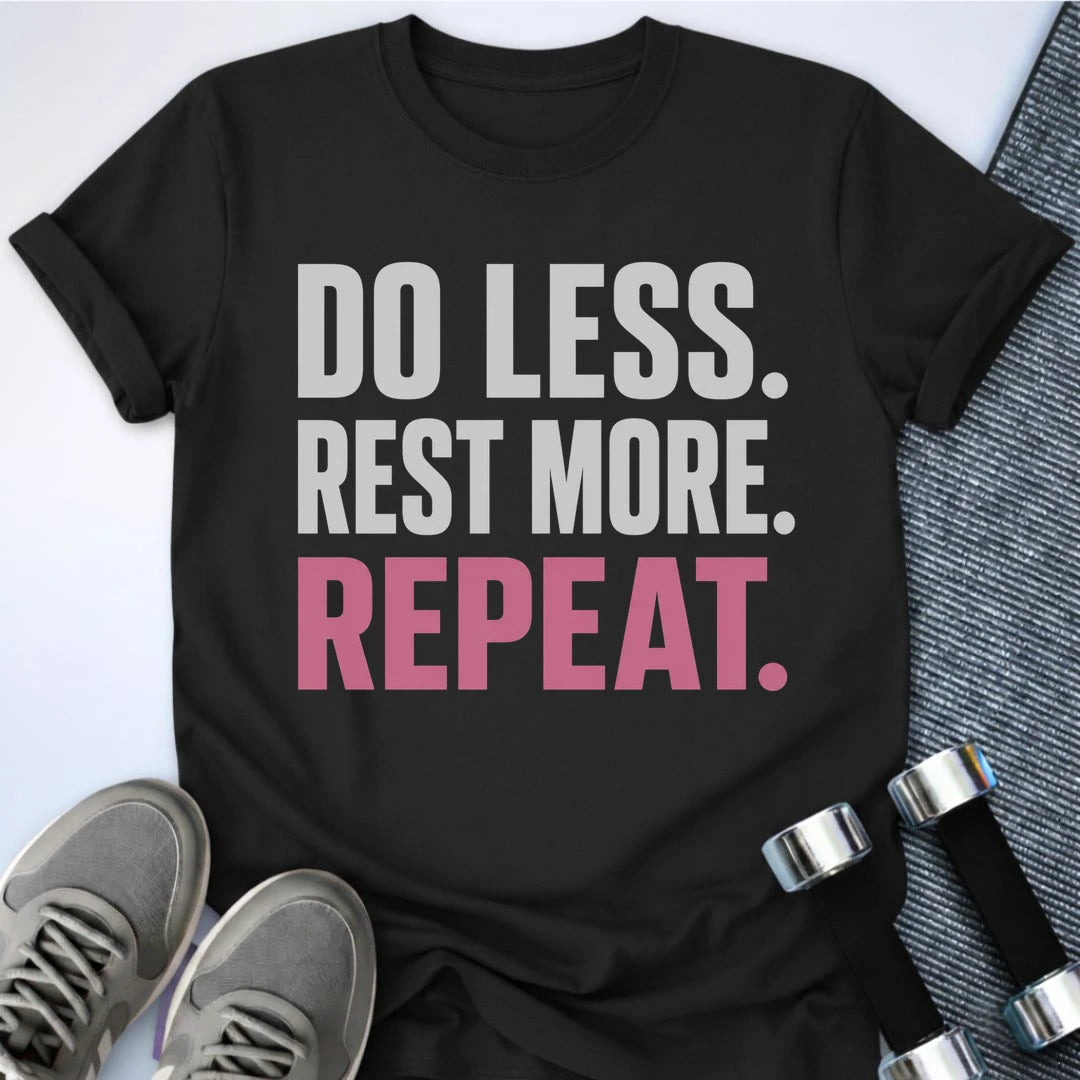 Printify T-Shirt S / Black Do Less T-Shirt