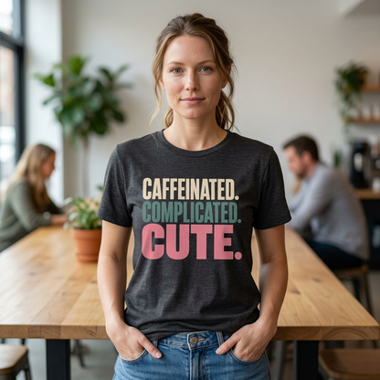 Printify T-Shirt Complicated & Cute T-Shirt