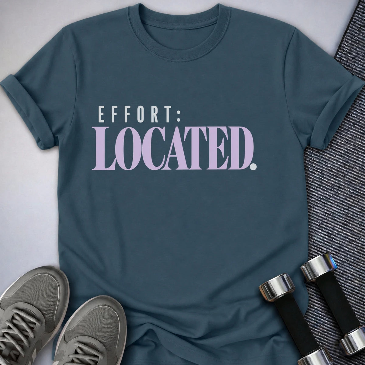 Printify T-Shirt Deep Teal / S Effort Located T-Shirt