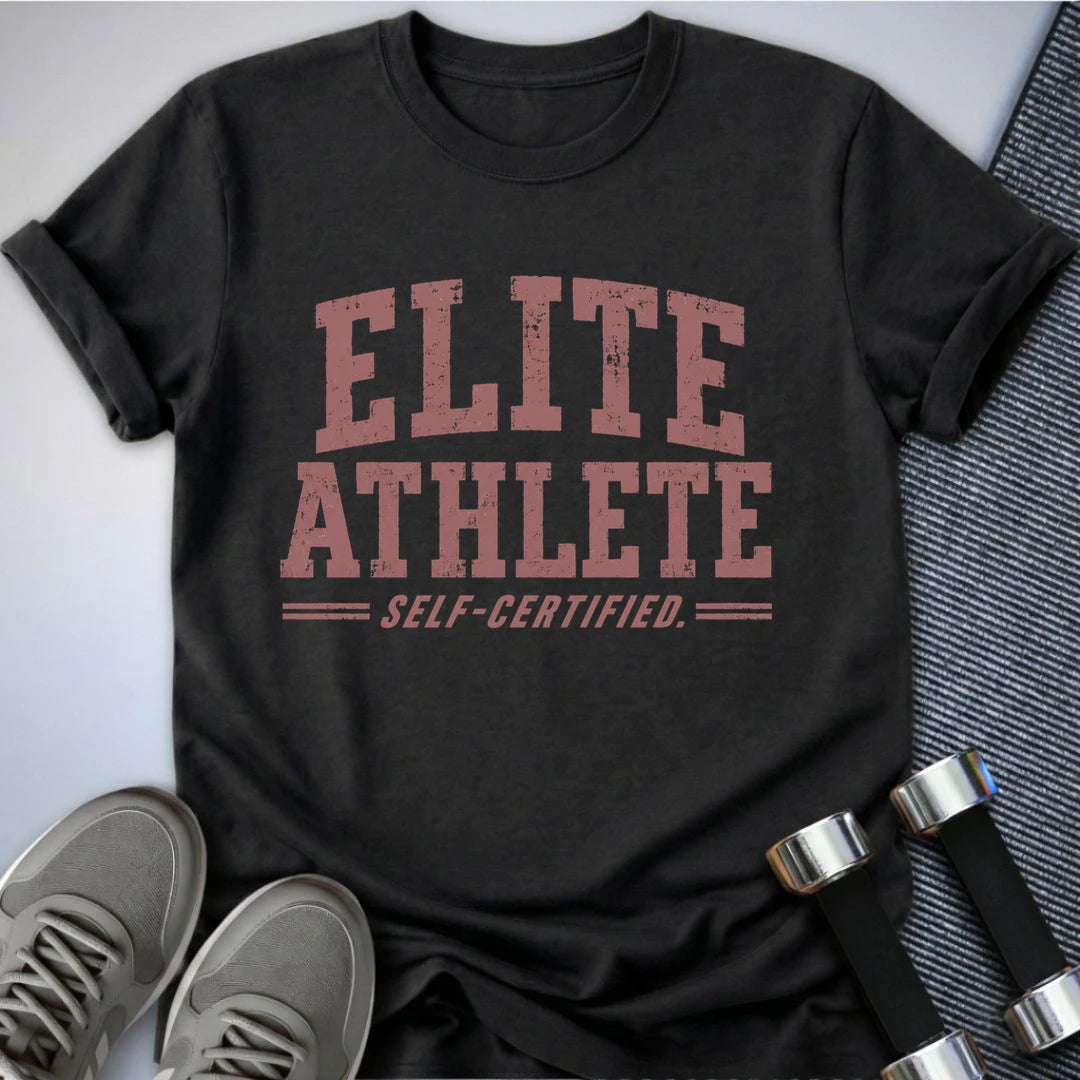 Printify T-Shirt S / Dark Grey Heather Elite Athlete T-Shirt
