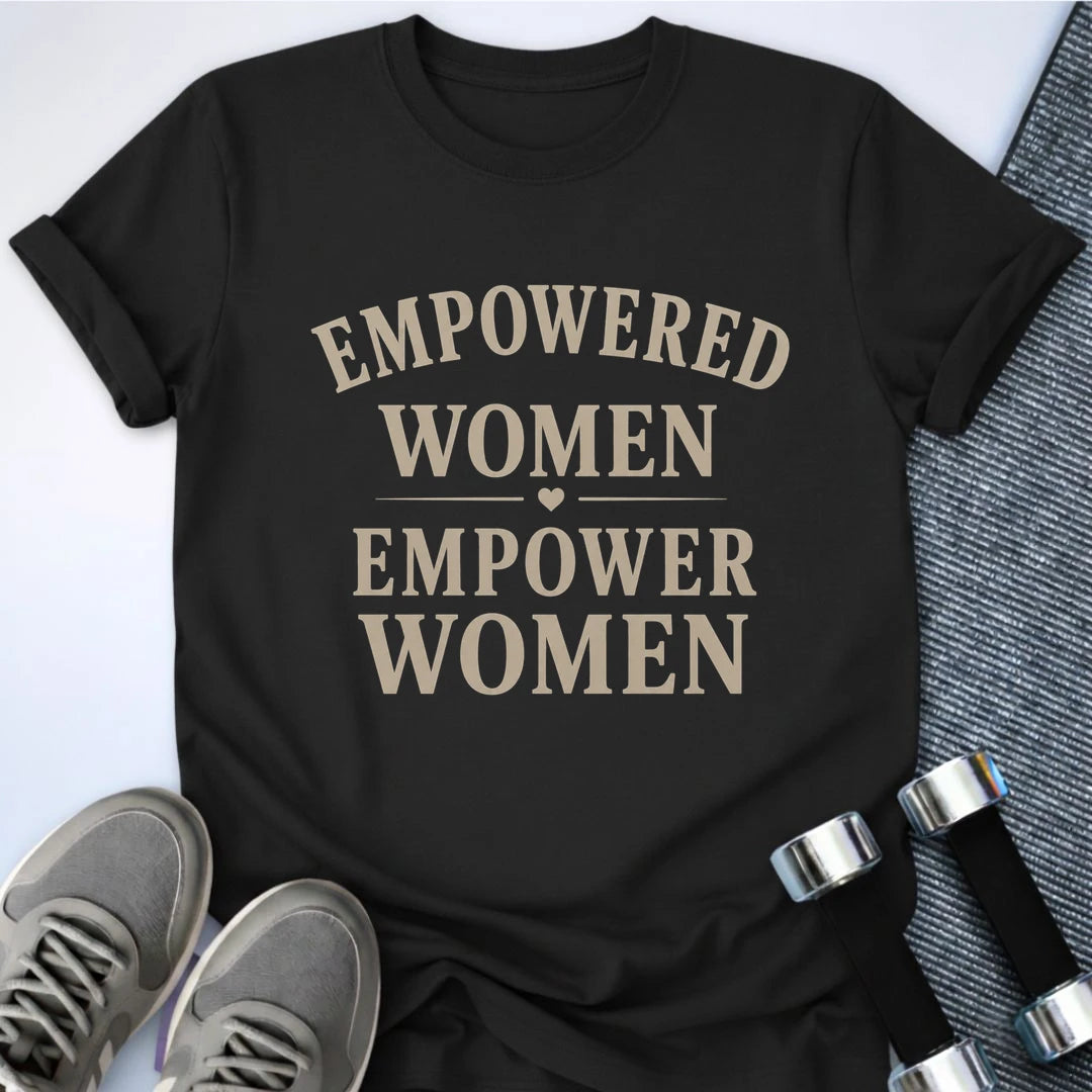 Printify T-Shirt S / Black Empowered T-Shirt