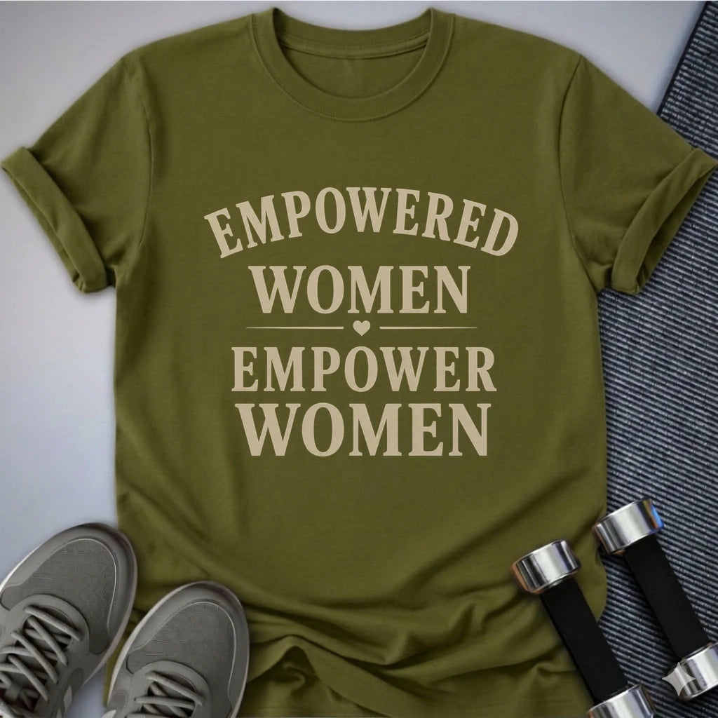 Printify T-Shirt S / Olive Empowered T-Shirt