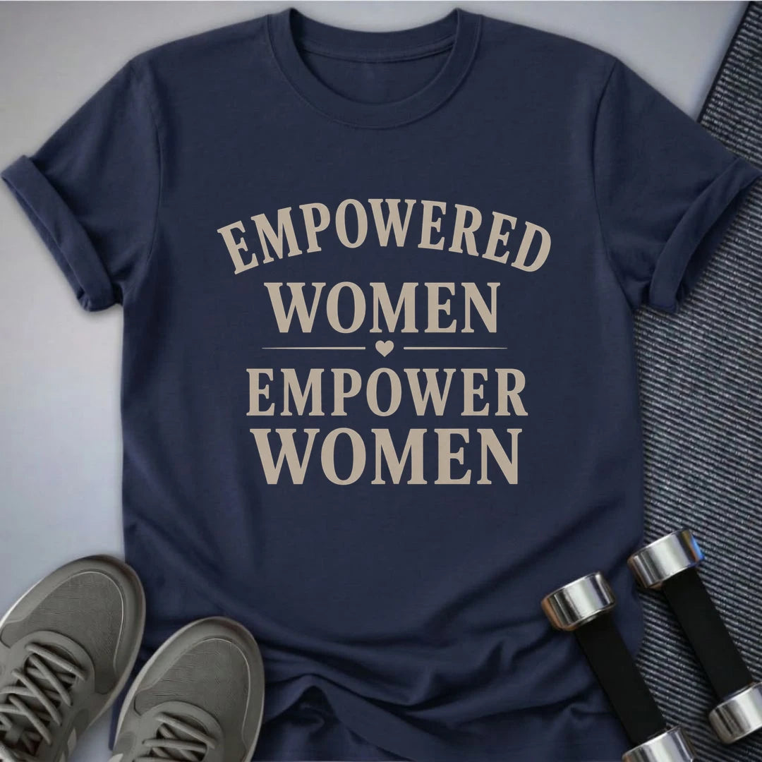 Printify T-Shirt S / Navy Empowered T-Shirt