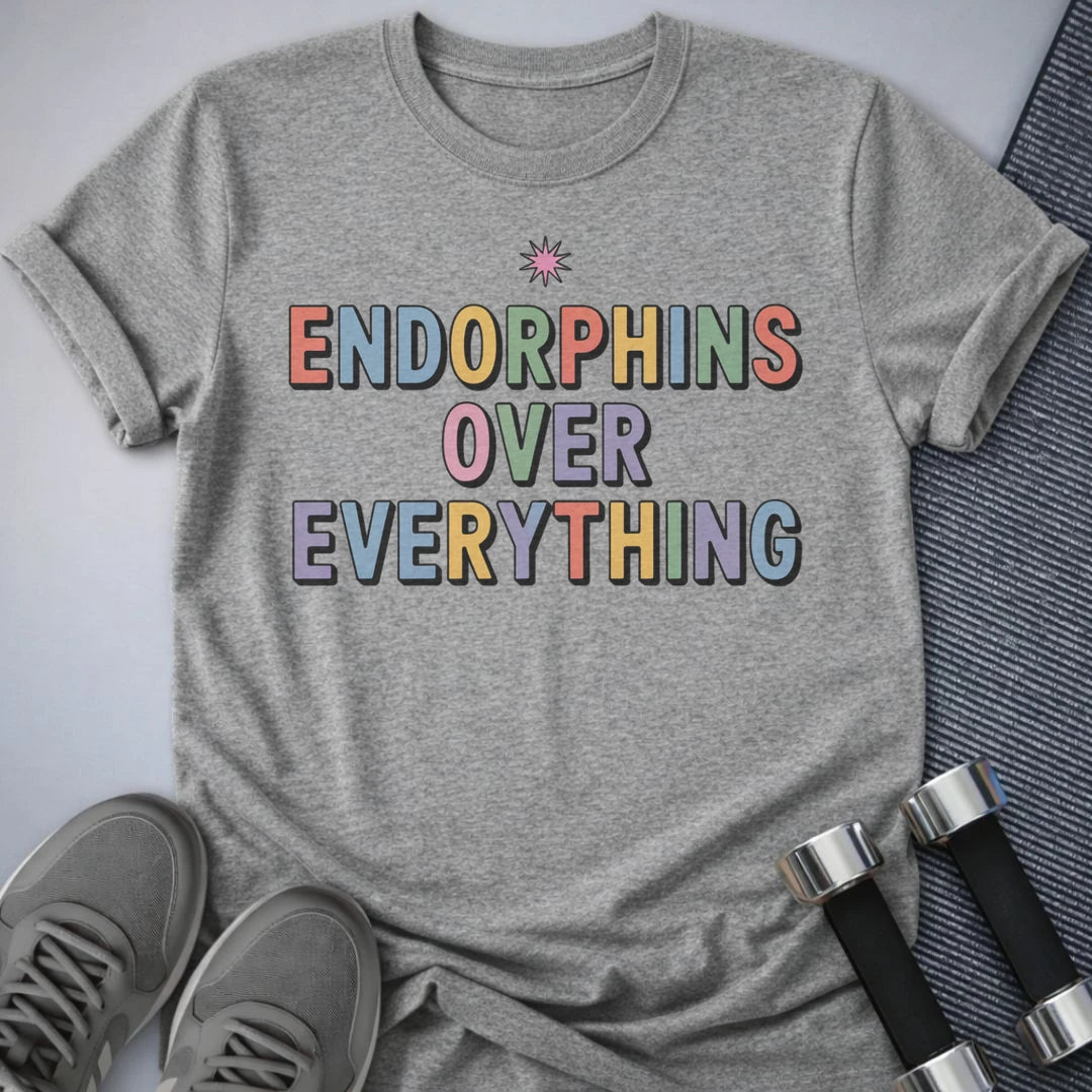 Printify T-Shirt Athletic Heather / S Endorphins T-Shirt