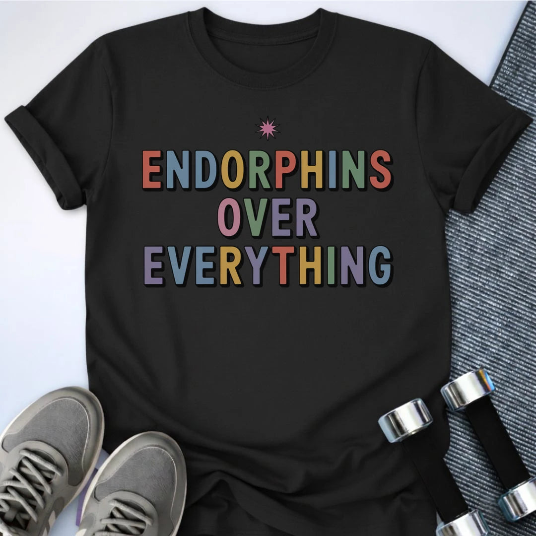 Printify T-Shirt Black / S Endorphins T-Shirt