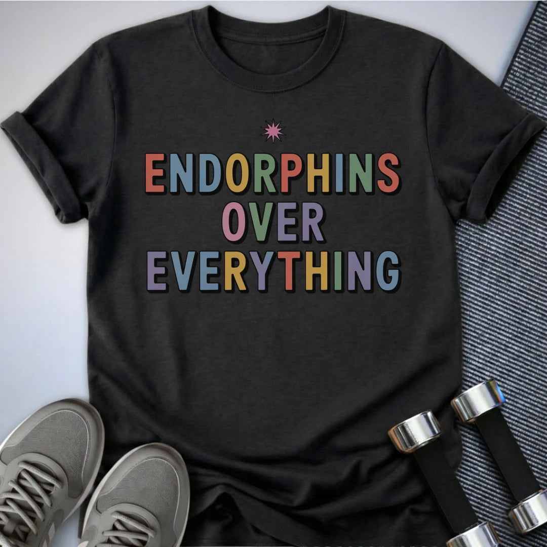 Printify T-Shirt Dark Grey Heather / S Endorphins T-Shirt