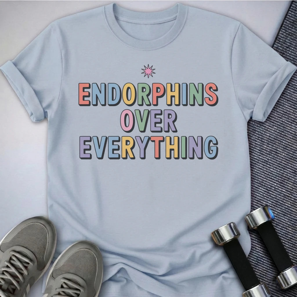 Printify T-Shirt Light Blue / S Endorphins T-Shirt