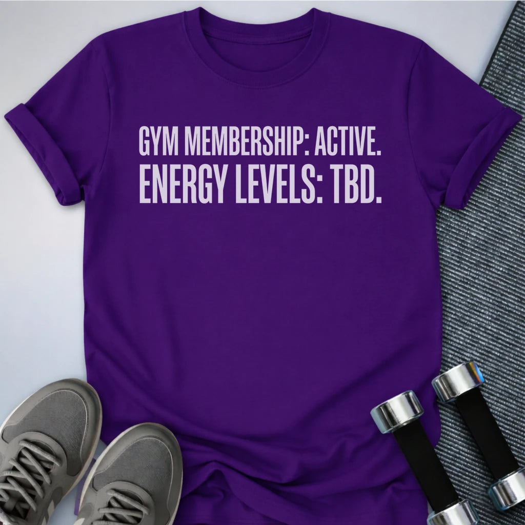 Printify T-Shirt XS / Team Purple Energy Level TBD T-Shirt