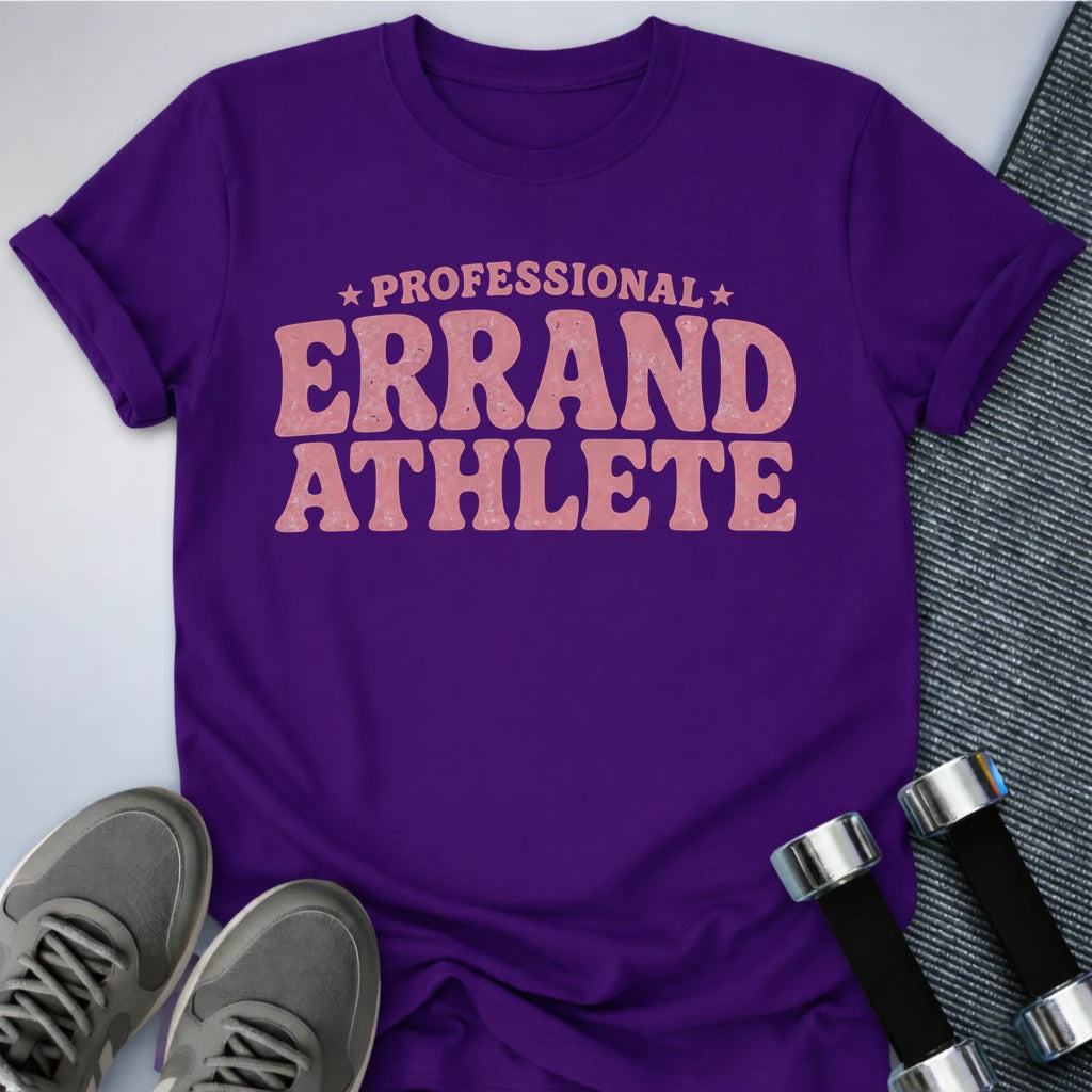 Printify T-Shirt S / Team Purple Errand Athlete T-Shirt