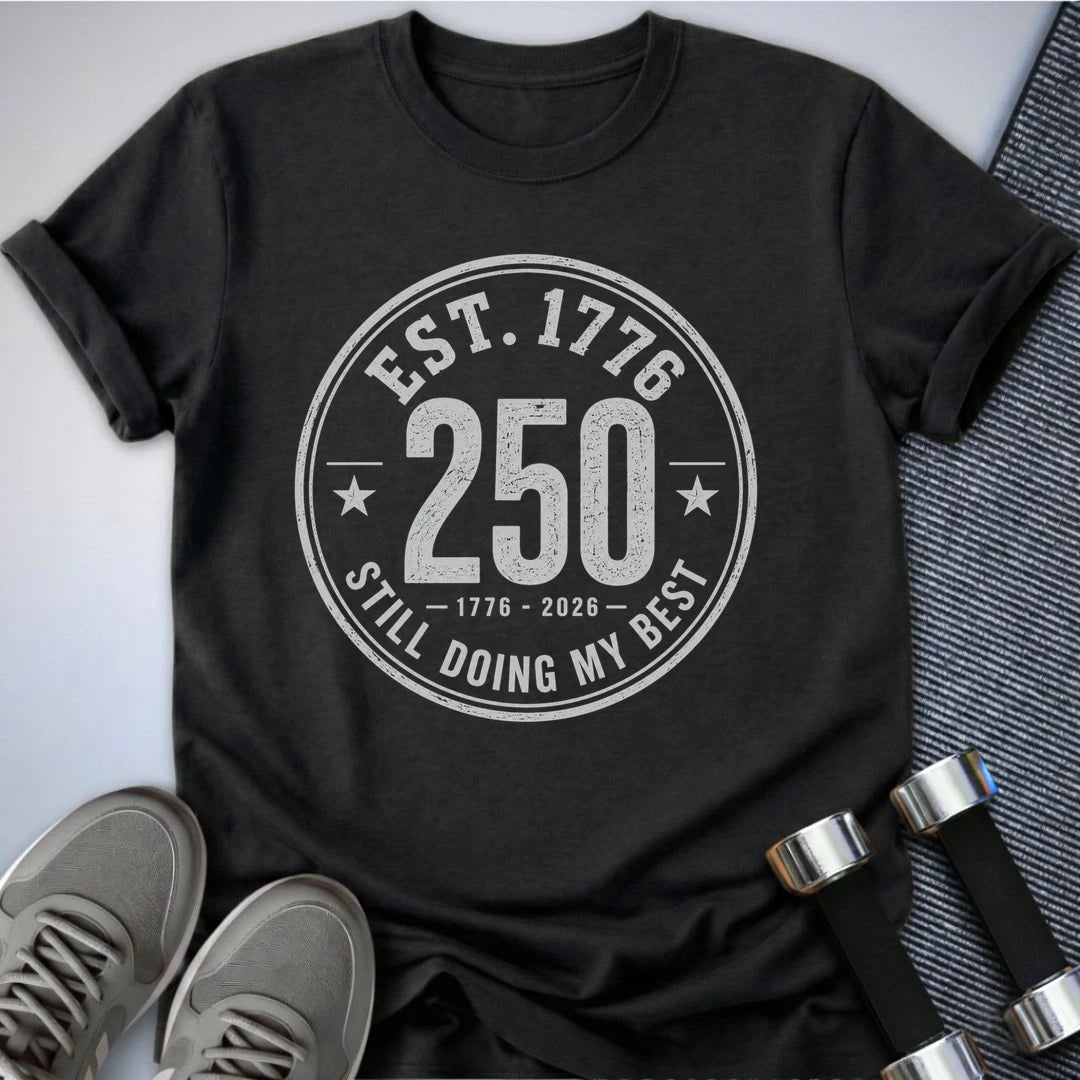 Printify T-Shirt S / Dark Grey Heather Est 1776 T-Shirt