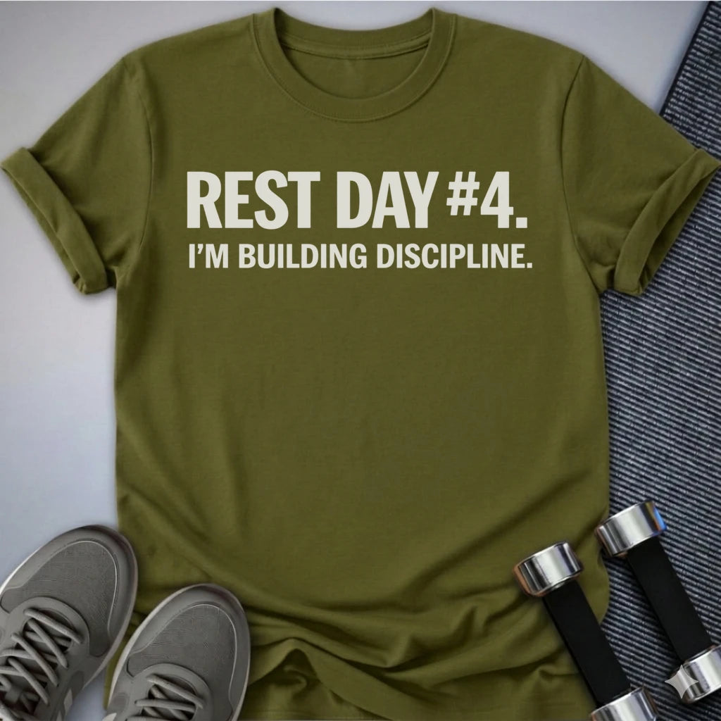 Printify T-Shirt S / Olive Building Discipline T-Shirt