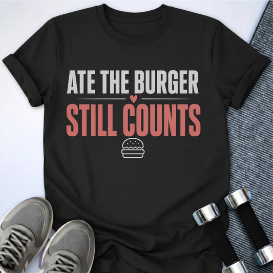 Printify T-Shirt XS / Black Ate The Burger T-Shirt