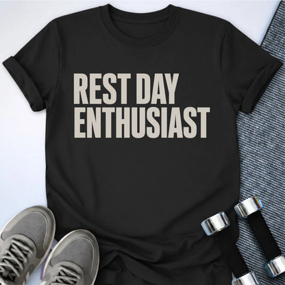 Printify T-Shirt XS / Black Rest Day Enthusiast T-Shirt