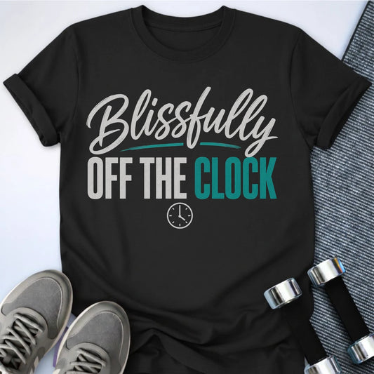 Printify T-Shirt XS / Black Off The Clock T-Shirt