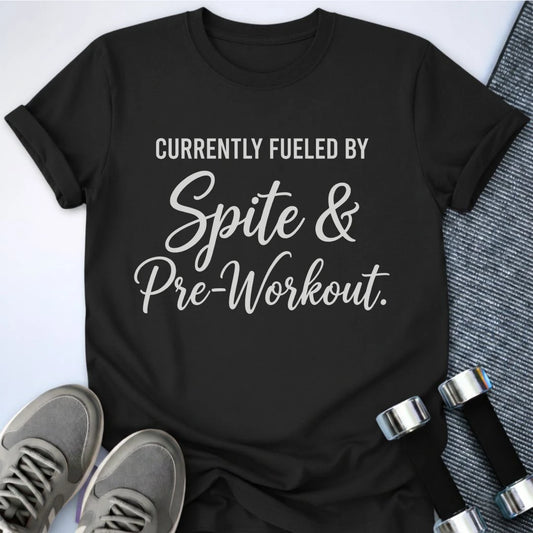 Printify T-Shirt S / Black Pre Workout T-Shirt