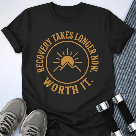 Printify T-Shirt S / Black Worth It T-Shirt